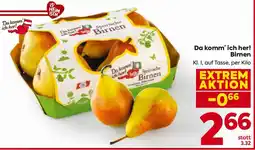 Billa Da komm' ich her! Birnen Angebot
