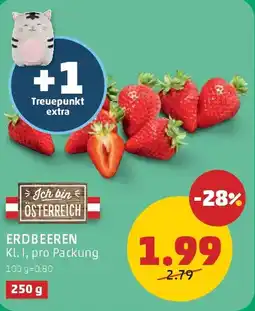 PENNY Ich bin ÖSTERREICH Erdbeeren Angebot