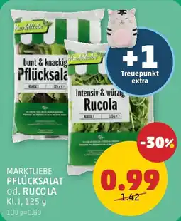PENNY Marktliebe Pflücksalat od. Rucola Angebot