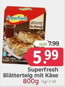 ETSAN Superfresh Blätterteig mit Käse Angebot