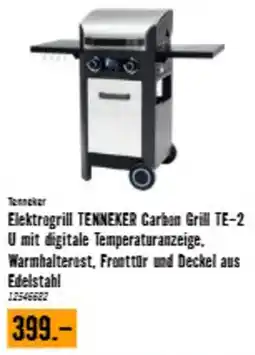 Hornbach Tenneker Elektrogrill TENNEKER Carbon Grill TE-2 U Angebot