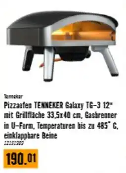 Hornbach Tenneker Pizzaofen TENNEKER Galaxy TG-3 12" Angebot