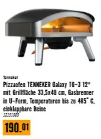 Tenneker Pizzaofen TENNEKER Galaxy TG-3 12"