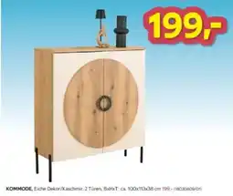 Möbelix KOMMODE, Eiche Dekor/Kaschmir Angebot