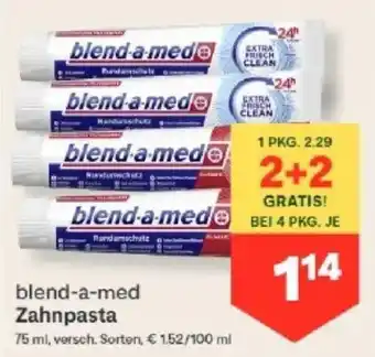 MPreis blend-a-med Zahn pasta Angebot