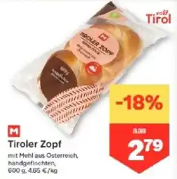 MPreis Tiroler Zopf Angebot
