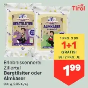 Erlebnissennerei Zillertal Bergtilsiter oder Almkäser