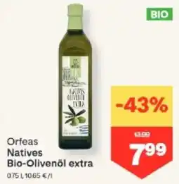 MPreis Orfeas Natives Bio-Olivenöl extra Angebot