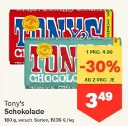 MPreis Tony's Schokolade Angebot