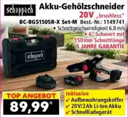 Norma Scheppach Akku-Gehölzschneider Angebot