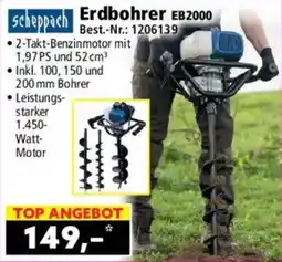 Norma Scheppach Erdbohrer EB2000 Angebot