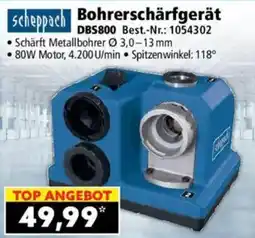 Norma Scheppach Bohrerschärfgerät DBS800 Angebot