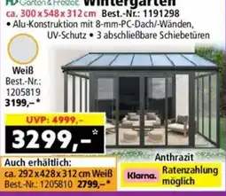 Norma Garten & Freizeit Wintergarten Angebot
