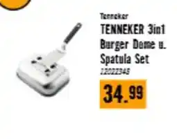 Hornbach Tenneker TENNEKER 3in1 Burger Dome u. Spatula Set Angebot
