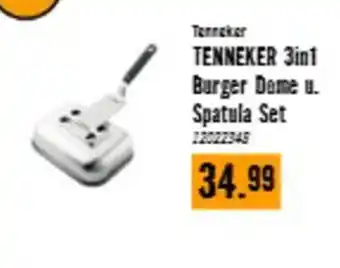 Tenneker TENNEKER 3in1 Burger Dome u. Spatula Set