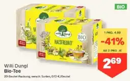 MPreis Willi Dungl Bio-Tee Angebot