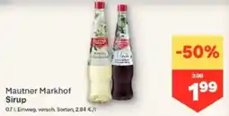 MPreis Mautner Markhof Sirup Angebot