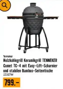 Hornbach Tenneker Holzkohlegrill Keramikgrill Comet TC-4 Angebot