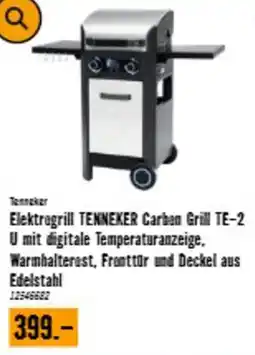 Hornbach Tenneker Elektrogrill TENNEKER Carbon Grill TE-2 U Angebot