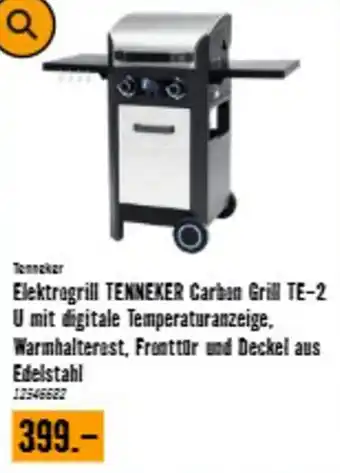 Tenneker Elektrogrill TENNEKER Carbon Grill TE-2 U