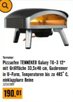 Hornbach Tenneker Pizzaofen TENNEKER Galaxy TG-3 12" Angebot