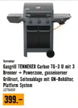 Hornbach Tenneker Gasgrill TENNEKER Carbon TG-3 U Angebot