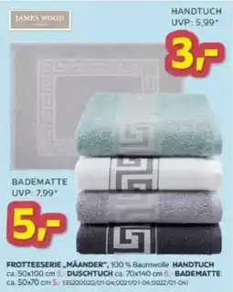 Möbelix James Wood Frotteeserie „Mäander“ Handtuch Angebot