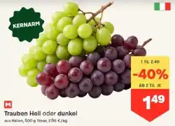 MPreis M Trauben Hell oder dunkel Angebot