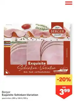 MPreis Berger Exquisite Schinken-Variation Angebot