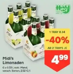 MPreis Midi's Limonaden Angebot