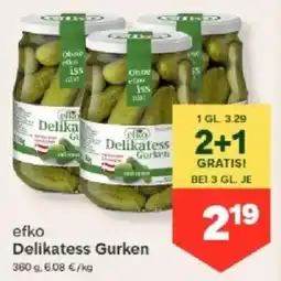 MPreis efko Delikatess Gurken Angebot