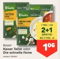 MPreis Knorr Kaiser Teller oder Die schnelle Feine Angebot