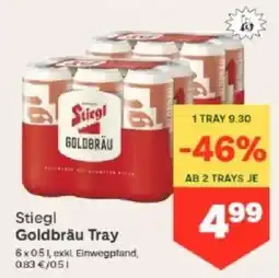 MPreis Stiegl Goldbräu Tray Angebot