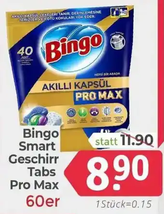 Bingo Smart Geschirr Tabs Pro Max