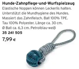 Tchibo Eduscho Hunde-Zahnpflege-und-Wurfspielzeug Angebot