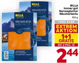 Billa BILLA immer gut Norwegischer Räucherlachs Angebot
