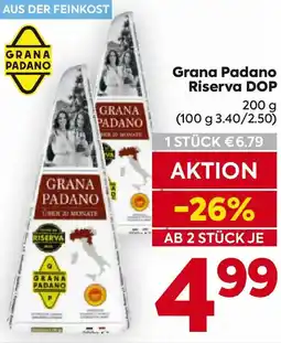 Billa Grana Padano Riserva DOP Angebot