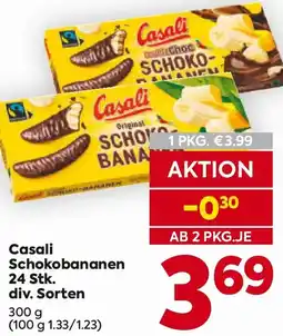 Billa Casali Schokobananen Angebot