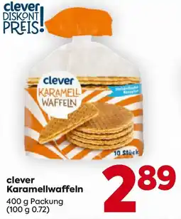 Billa clever Karamellwaffeln Angebot