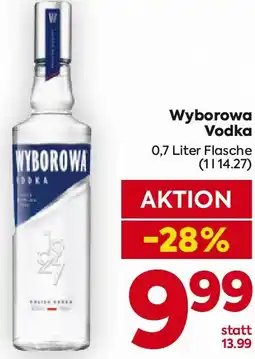 Billa Wyborowa Vodka Angebot