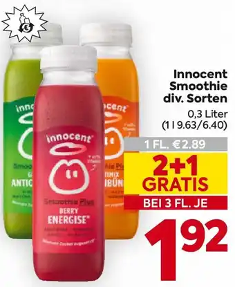Billa Innocent Smoothie Angebot