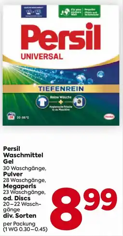 Billa Persil Waschmittel Gel Angebot