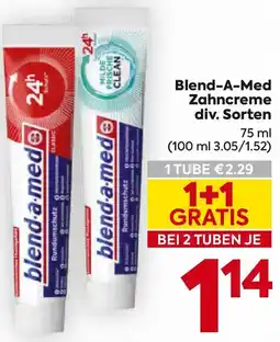 Billa Blend-A-Med Zahncreme Angebot