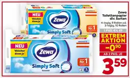 Billa Zewa Toilettenpapier Angebot