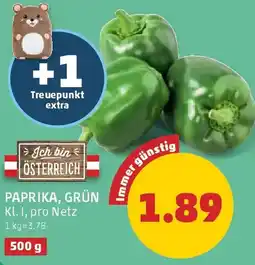 PENNY Paprika, Grün Angebot