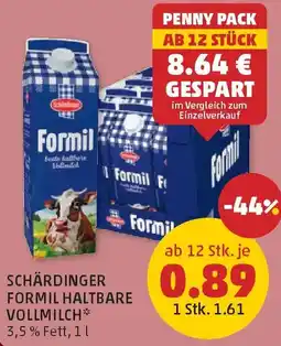 PENNY Schärdinger Formil Haltbare Vollmilch Angebot