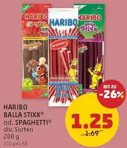 PENNY Haribo balla stixx od. spaghetti Angebot