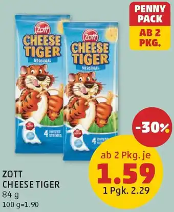 PENNY Zott Cheese Tiger Angebot