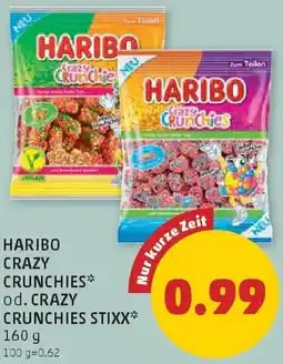 PENNY Haribo crazy crunchies od. crazy crunchies stixx Angebot