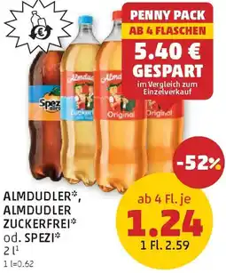 PENNY Almdudler, Almdudler zuckerfrei od. Spezi Angebot